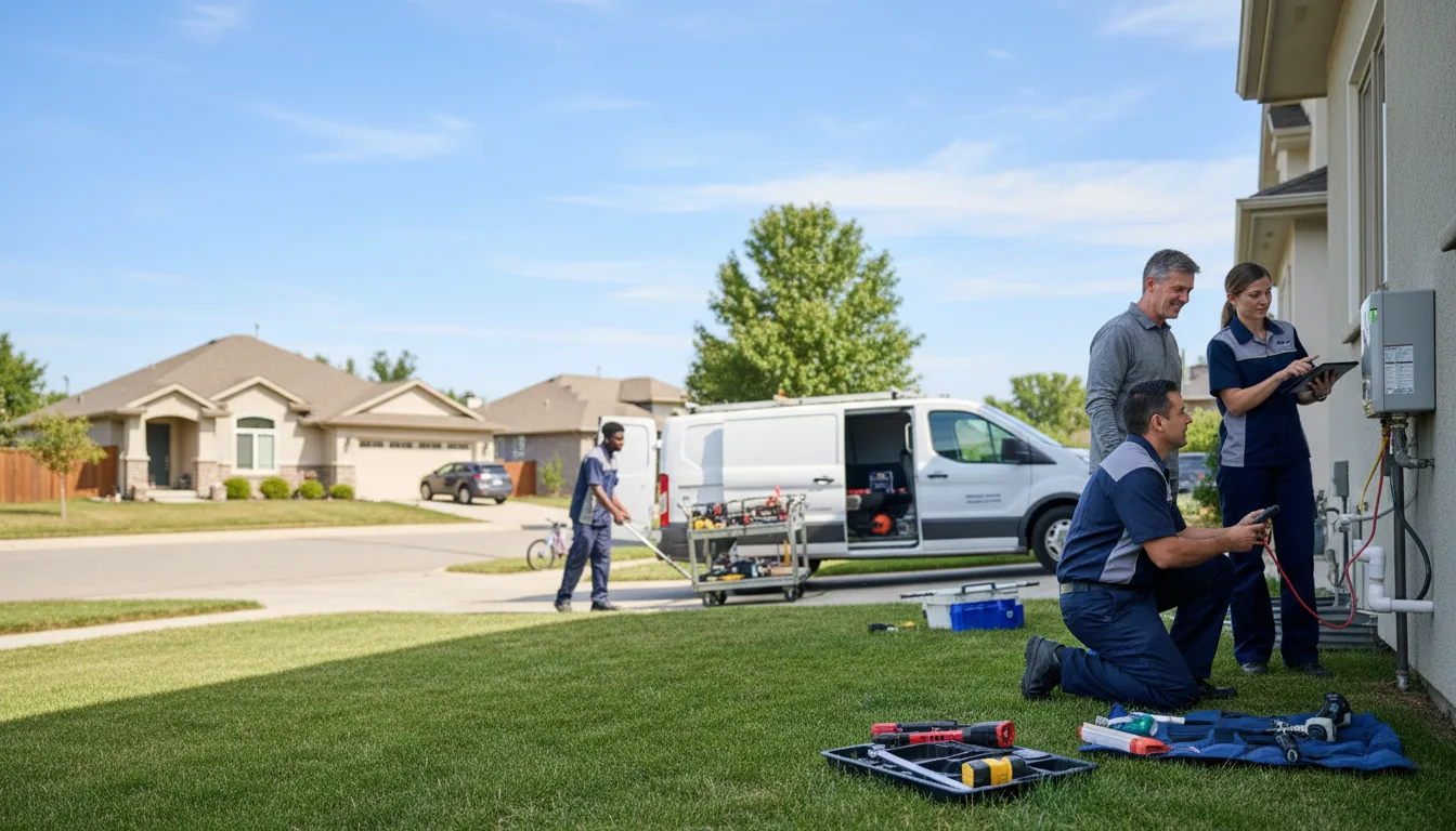 Tankless water heater service in Sutherland Springs, TX